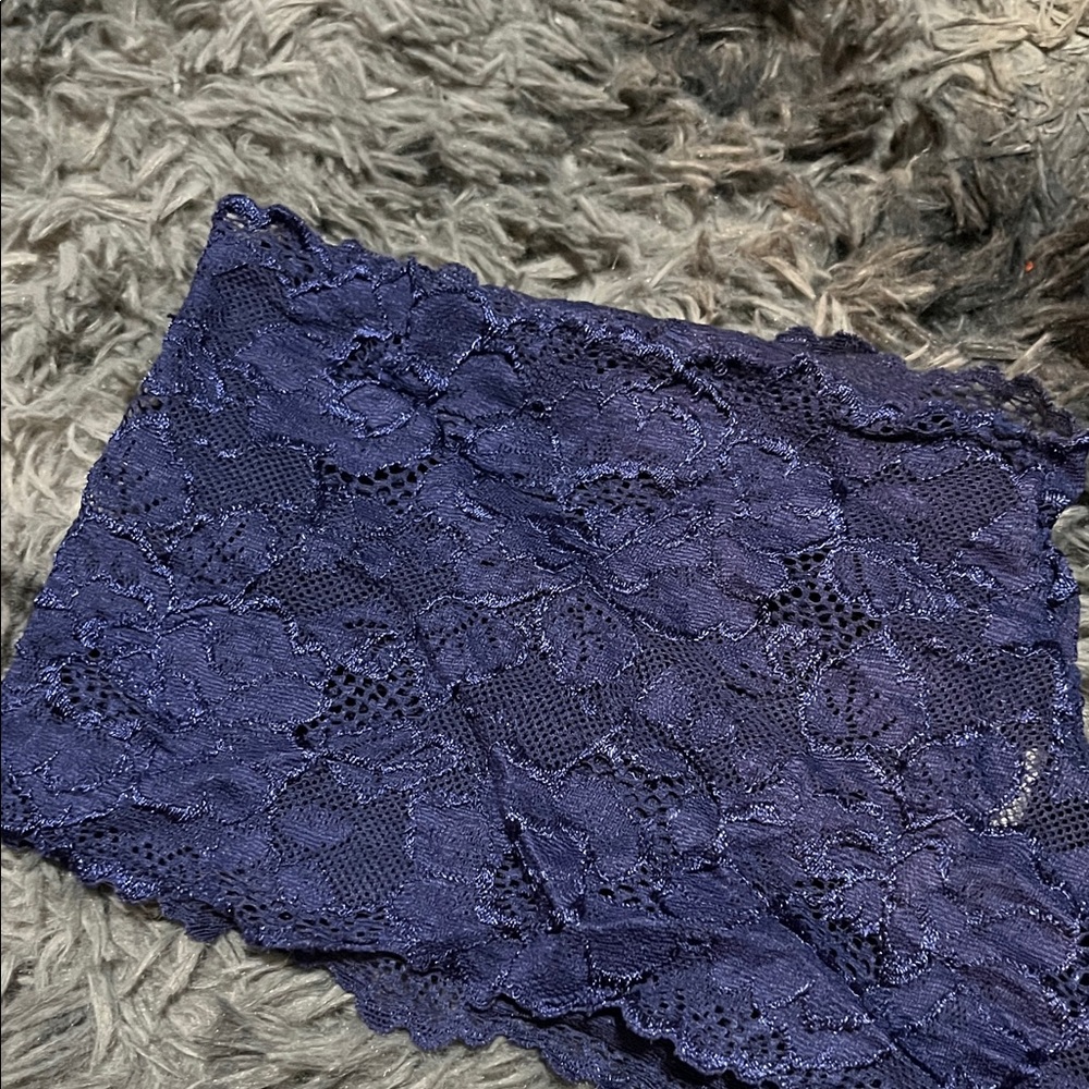 Lace Women's Panties in Deep Blue